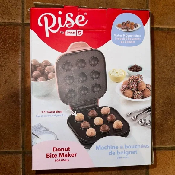 Rise by Dash Donut Bite Maker in Pink NEW - Picture 2 of 6